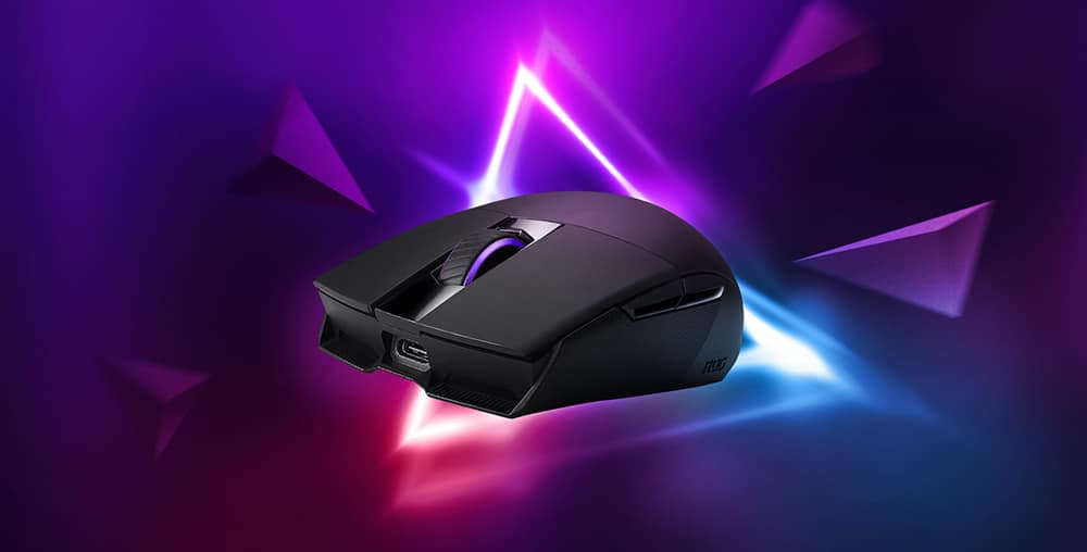 بهترین موس های گیمینگ بی سیم (وایرلس) در سال 2023 16 موس وایرلس گیمینگ ROG Strix Impact II Wireless