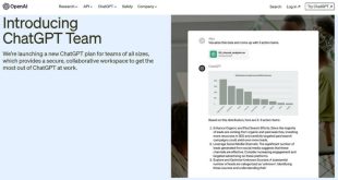 اشتراک ChatGPT Team برای تیم‌های کوچک در دسترس قرار گرفت؛ ماهانه 30 دلار