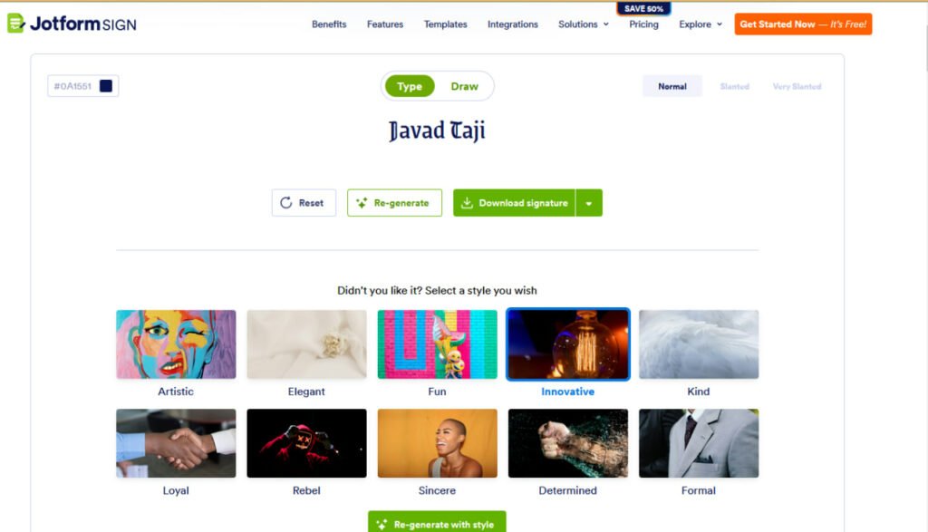1731696038 395 5 تا از بهترین ابزارهای طراحی امضا با هوش مصنوعی